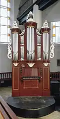 Koororgel uit 1878, kerk van Farmsum, afkomstig uit Weiwerd