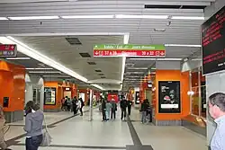 Halte-eiland 3 van het busstation