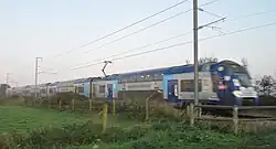 Omgeleide intercity in Roquemont