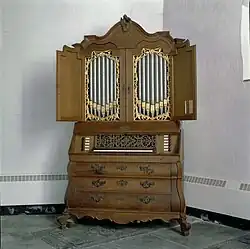 Het 18e-eeuwse kabinetorgel van Hess