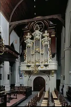 Het Meere-orgel uit 1830 in de Hillegondakerk (Rotterdam)