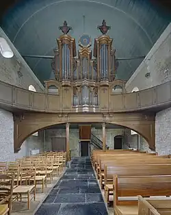 Zicht naar het orgel
