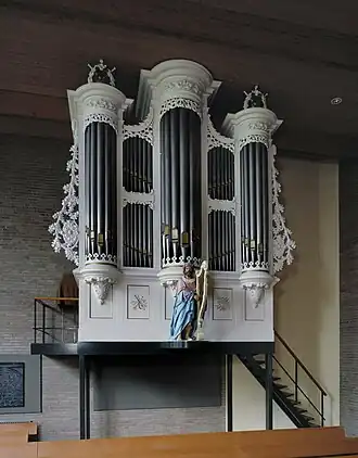 Vollebregtorgel uit 1862 in de Opstandingskerk te Wissenkerke