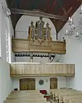 Interieur met orgel