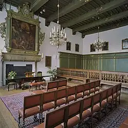 Interieur Schepenzaal