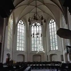 Interieur van het gotische koor