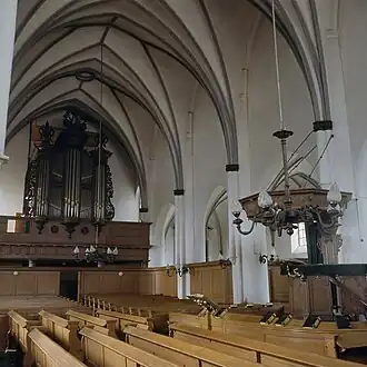 Interieur naar het westen