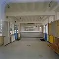 De inmiddels gesloopte wachtruimte