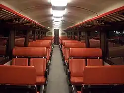 Origineel interieur 2e klas