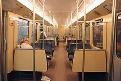 Interieur metro Amsterdam