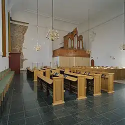 Interieur met het orgel van Hendrik Vegter uit 1922