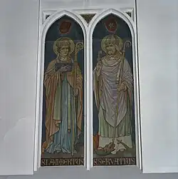 Wandschildering koor