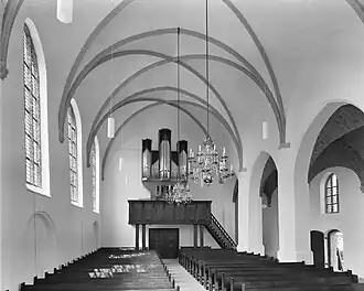 Het interieur in 1969