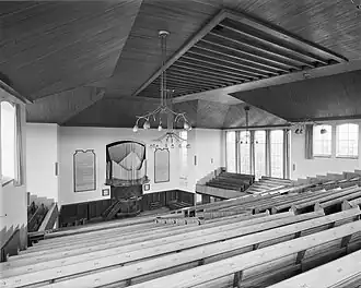 Het interieur in 1983