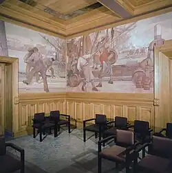 Trouwzaal, vernoemd naar Reinier Kennedy die de muurschilderingen maakte