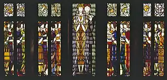 Glas-in-loodraam trouwzaal Prinsenhof te Amsterdam (1927)