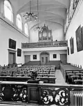 Kerkinterieur in 1954