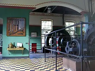 Interieur elektriciteitscentrale Veenhuizen