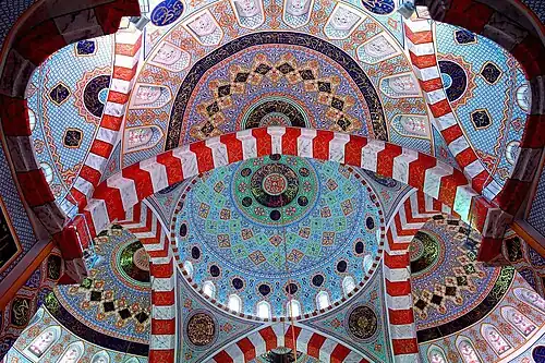 Interieur van de Grote Moskee van Erbil