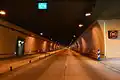 Interieur van de nieuwe tunnel