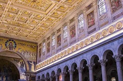 Interior of Basilica of Saint Paul Outside the Walls 12