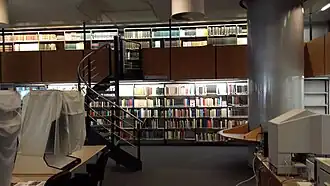 De studiezaal van het IISG (Internationaal Instituut voor Sociale Geschiedenis), 2014