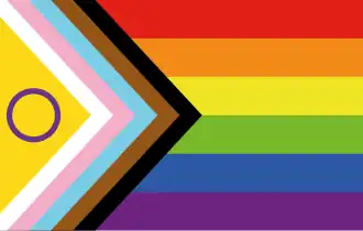 De Intersex-inclusive Pride-vlag (sinds&nbsp;2021)