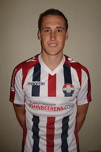 Ricardo Ippel in het shirt van Willem II seizoen 2013/2014