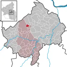 Kaart van Ippenschied