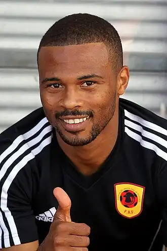 Ribeiro in 2014 als speler van het Angolees voetbalelftal