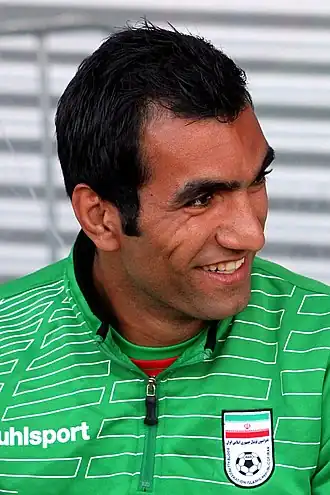 Pooladi in 2014 als speler van Iran