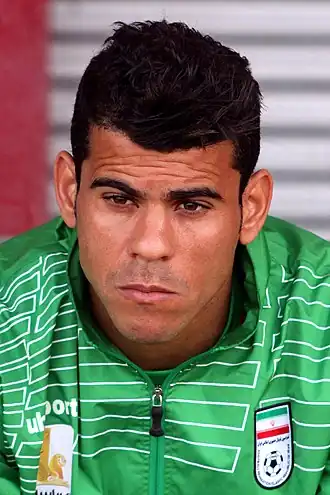 Alenemeh in 2014 als speler van Iran