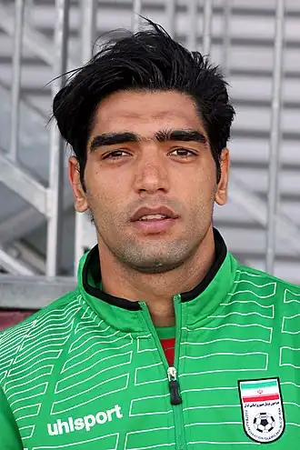 Haghighi in 2014 als speler van Iran
