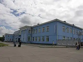 De terminal van Luchthaven Irkoetsk