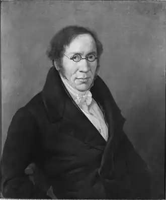 Isaac Anne Nijhoff in 1840 geschilderd door Gijsbert Buitendijk Kuyk (1805-1884)