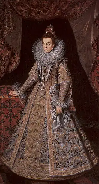 Portret van Isabella van Spanje (Voor 1623), Frans Pourbus de Jongere, Groeningemuseum