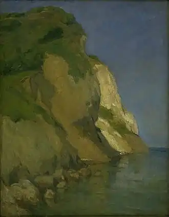 Fra Møens Klint Van Møens Klint - 1904 olieverf op doek. 79,5 × 62,5&nbsp;cm. Statens Museum for Kunst