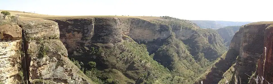 Zandsteenformaties in het Nationaal park Isalo