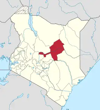 Kaart van Isiolo