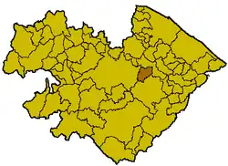 Locatie van Isola del Piano in Pesaro-Urbino (PU)