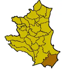 Locatie van Isola di Capo Rizzuto in Crotone (KR)