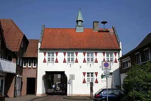 Voormalig poorthuis van kasteel Werth, later raadhuis van Werth