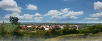 Stadspanorama van Istog (2014)