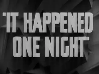 It Happened One Night