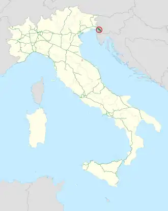 Raccordo autostradale Sistiana-Padriciano