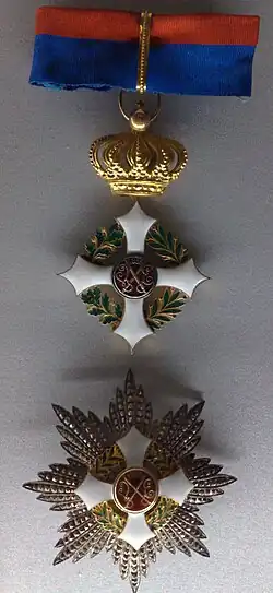 Kleinood en ster van de Militaire Orde van Savoye.