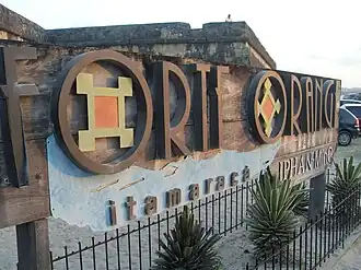 Het bord Forte Orange