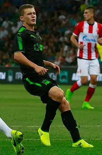Ignatjev in 2017 als speler van FK Krasnodar