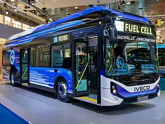 Waterstofbus-versie op Busworld 2023