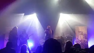 Izegrim op de afterparty van Into the Grave in 2018